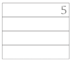 1 chiffre/ 1 lettre